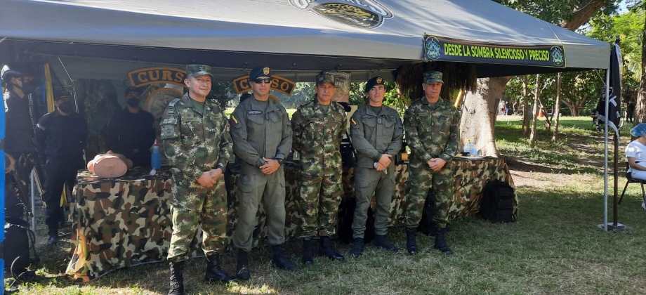 Agregaduría militar de la Embajada de Colombia participó en demostración de capacidades