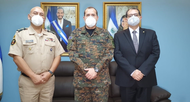 Embajador de Colombia se reunió con el Viceministerio de la Defensa de la República de El Salvador