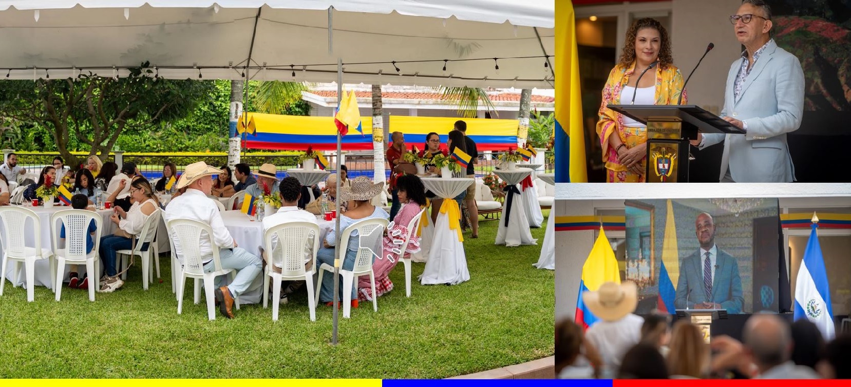 Embajada de Colombia en el Salvador compartió diferentes actividades con la comunidad de connacionales