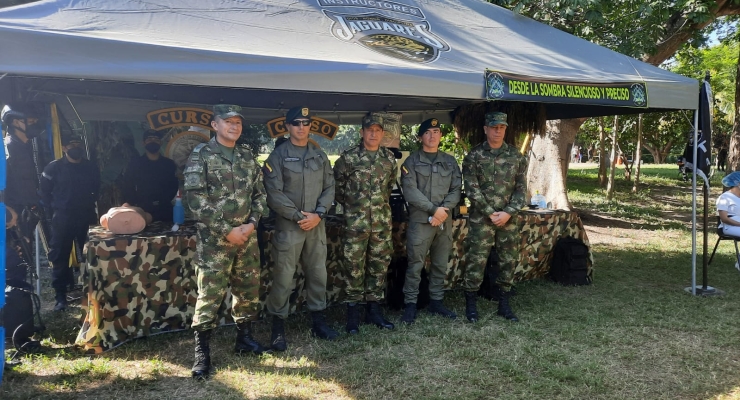 Agregaduría militar de la Embajada de Colombia participó en demostración de capacidades