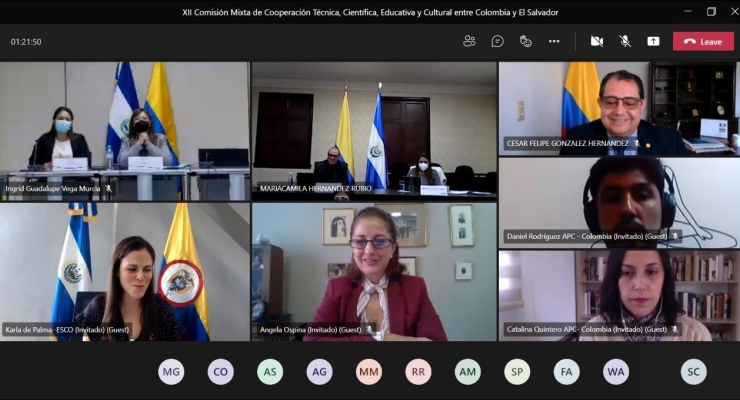 Colombia y El Salvador celebran su XII Reunión de Comisión Mixta de Cooperación