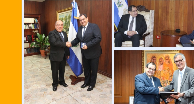 Embajador de Colombia, Cesar Felipe González Hernández, realizó visitas protocolarias a las altas dignidades de las diferentes ramas del poder público de El Salvador