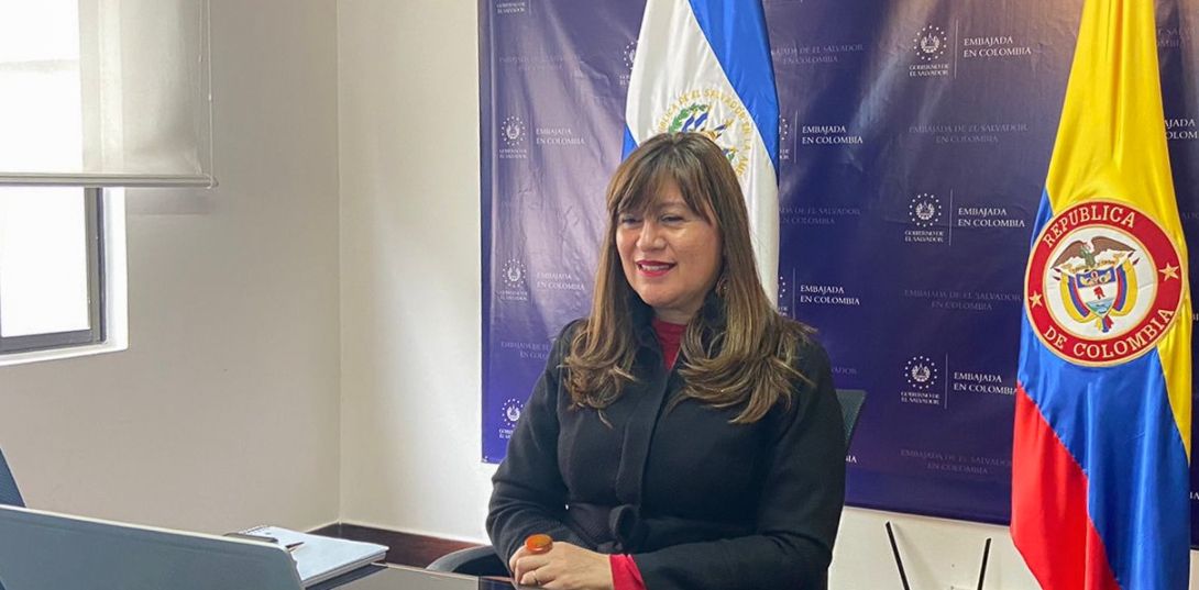 Sandra Morales, Embajadora de El Salvador en Colombia.